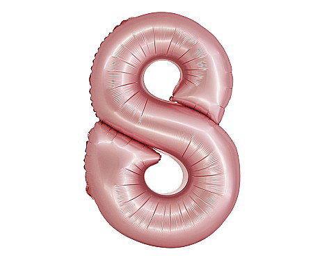 ARTICOLE PARTY - GOD BALON FOLIE ALUMINIU SMART 8 MAT LIGHT PINK 76CM CH-SJR8