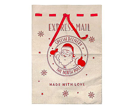 GOD SAC MOS CRACIUN Xmas, jute bag, 70*100cm NW-WSMI [1]