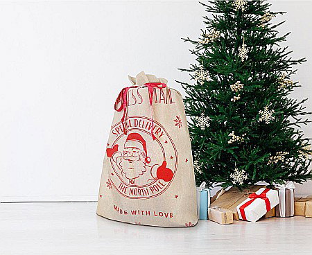 GOD SAC MOS CRACIUN Xmas, jute bag, 70*100cm NW-WSMI [2]