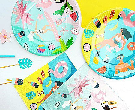GOD FARFURII CARTON Summer collection - Let's Party, surfing, 18cm 6/set PG-TPS6 [1]