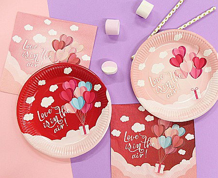 GOD FARFURII CARTON Love Is In The Air, red, 18cm 6/set PG-TLC6 [1]