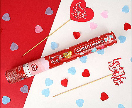 GOD CONFETTI Confetti Cannon, Love is in the air, 40cm JC-KPLO40 [1]