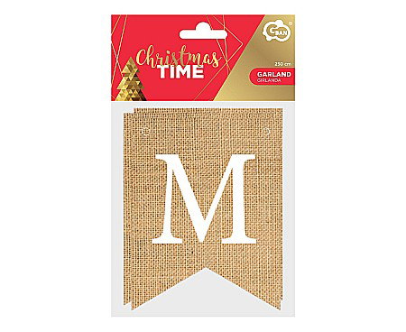 GOD GHIRLANDA DIN HARTIE Merry Christmas, 250cm 10*13cm PF-GPMC [1]