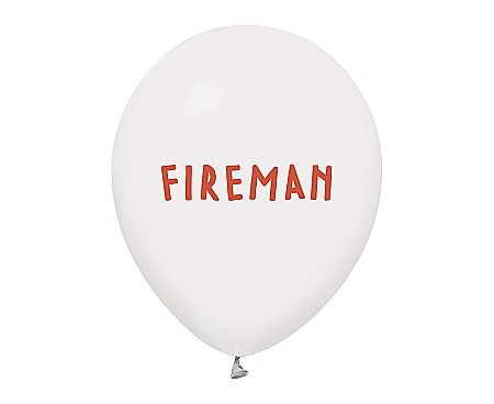 GOD BALOANE LATEX Fireman balloons, 30cm 5/set GZ-FIR5 [2]