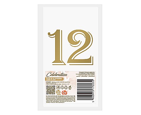 GOD NUMERE PENTRU MASA Celebrate, paper, 10*15cm 1-12 GP-NSCP [2]