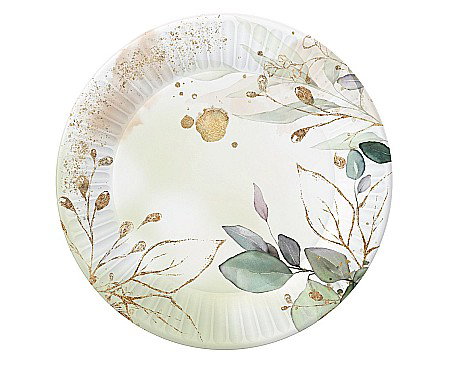 Farfurii/ Pahare/ Servetele/ Paie/ Tacamuri/ Fete masa - GOD FARFURII CARTON Feelings, 18cm 6/set PG-TFL7