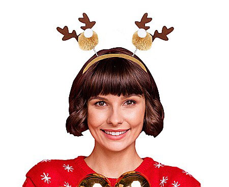 Costume/ Costumatii Craciun si accesorii - GOD CORDELUTA COARNE DE REN HAPPY NW-OWER