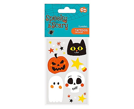 GOD TATUAJ LAVABIL HALLOWEEN 12*7.5CM 5/SET PF-ZTZH [2]