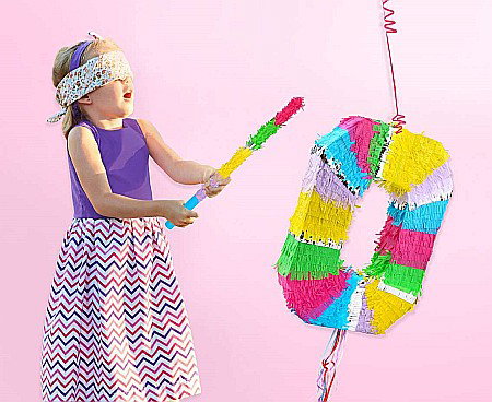 GOD PINATA PARTY CIFRA 0 50*35*7.5CM PASTEL WM-PCP0 [1]