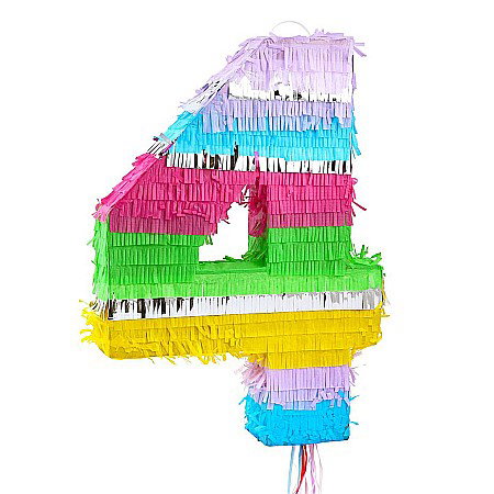 GOD PINATA PARTY CIFRA 4 50*35*7.5CM PASTEL WM-PCP4 [0]