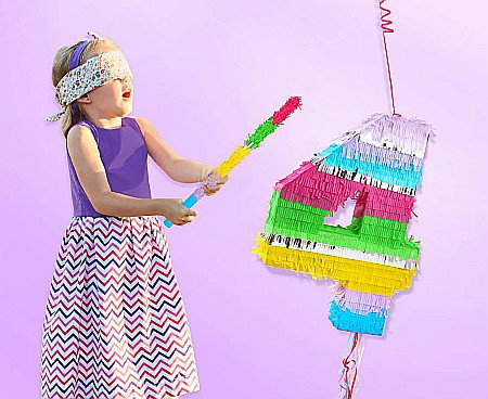 GOD PINATA PARTY CIFRA 4 50*35*7.5CM PASTEL WM-PCP4 [1]