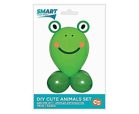 GOD SET BALON SMART Cute Animals - Frog, 13-30cm, 7pcs GZ-UZZA [2]