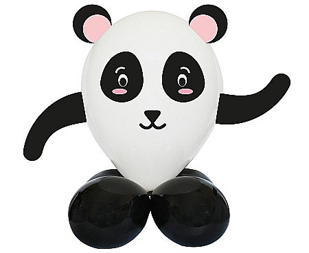 Baloane latex - GOD SET BALON SMART Cute Animals - Panda, 13-30cm, 7pcs GZ-UZPA