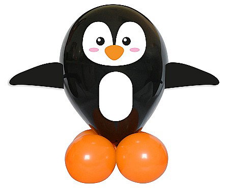 Baloane latex - GOD SET BALON SMART Cute Animals - Penguin, 13-30cm, 7pcs GZ-UZPI