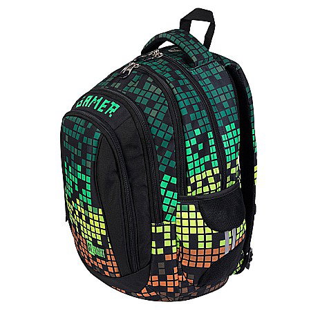 RUCSAC SCOLAR ST.RIGHT 4 COMPARTIMENTE PIXEL GAMER BP-04 645747 [3]