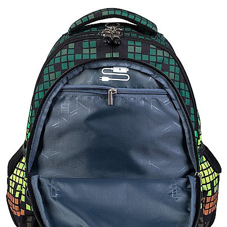 RUCSAC SCOLAR ST.RIGHT 4 COMPARTIMENTE PIXEL GAMER BP-04 645747 [7]