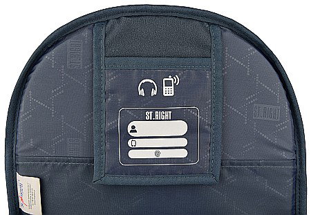 MA RUCSAC SCOLAR ST.RIGHT 4 COMPARTIMENTE BP-07 MOON SURFACE 667190 [6]