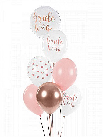 PD BALOANE Balloons 30cm, Bride to be, mix 6/set SB14P-328-000-6 [1]