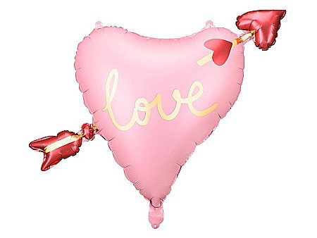 PD BALON FOLIE ALUMINIU Heart with arrow, 66x48cm, mix FB172 [1]