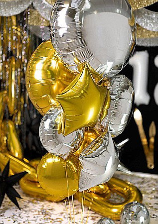 PD BALON FOLIE DE ALUMINIU 59 cm, gold FB177-019 [2]