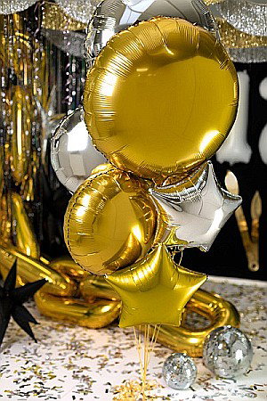 PD BALON FOLIE DE ALUMINIU 59 cm, gold FB177-019 [3]