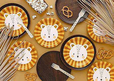 ARTICOLE PARTY - PD FARFURII CARTON Leo, mix, 18cm 6/set TPP76