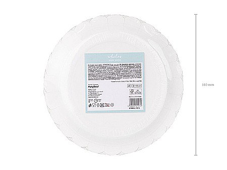 PD FARFURII CARTON Whales, mix, 18cm 6/set TPP78 [4]