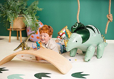 PD BALON FOLIE ALUMINIU Triceratops, 101x60.5cm, green FB186 [2]