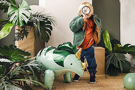 PD BALON FOLIE ALUMINIU Triceratops, 101x60.5cm, green FB186 [5]