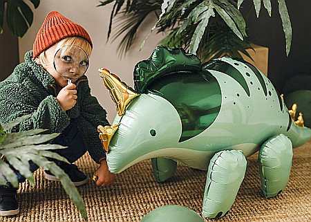 PD BALON FOLIE ALUMINIU Triceratops, 101x60.5cm, green FB186 [6]