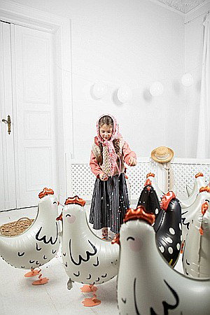 PD BALON FOLIE ALUMINIU Hen, 48x60cm, mix FB187 [3]