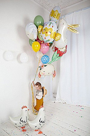 PD BALON FOLIE ALUMINIU Hen, 48x60cm, mix FB187 [4]