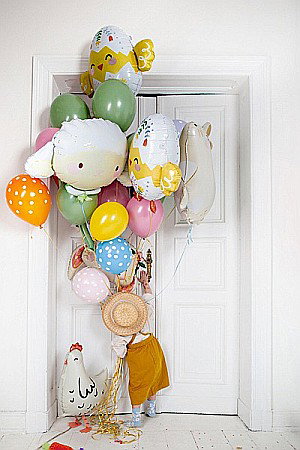 PD BALON FOLIE ALUMINIU Chick, 78.5x64.5cm, mix FB198 [5]