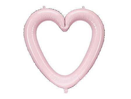 PD BALON FOLIE ALUMINIU Heart frame, 86x83.5cm, light pink FB207P-081J [1]