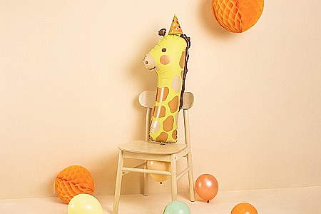Baloane si accesorii - PD BALON FOLIE ALUMINIU Number 1 - Giraffe, 42x90cm, mix FB163-1