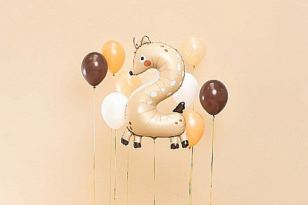 Baloane si accesorii - PD BALON FOLIE ALUMINIU Number 2 - Roe deer, 65x102cm, mix FB163-2