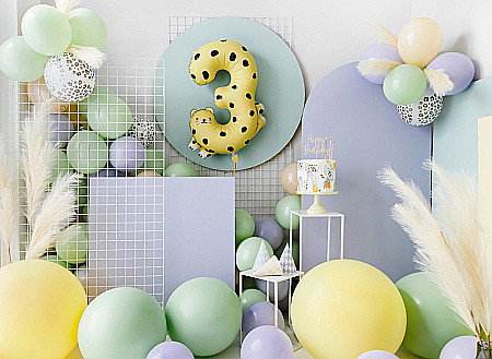 PD BALON FOLIE ALUMINIU Number 3 - Cheetah, 68x98cm, mix FB163-3 [3]