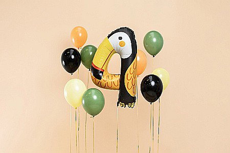 Baloane si accesorii - PD BALON FOLIE ALUMINIU Number 4 - Tucan, 68X91cm, mix FB163-4