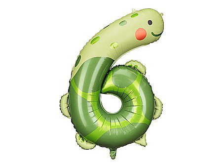 PD BALON FOLIE ALUMINIU Number 6 - Turtle, 75X96cm, mix FB163-6 [1]