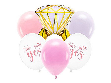 PD BALOANE Balloon set Ring, mix, 6/SET ZB2 [0]