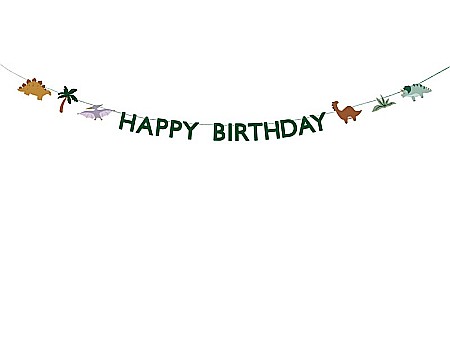 PD BANNER Happy Birthday Dino, 3m, mix GRL106 [1]