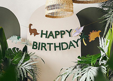 PD BANNER Happy Birthday Dino, 3m, mix GRL106 [3]