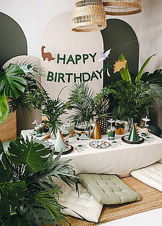 PD BANNER Happy Birthday Dino, 3m, mix GRL106 [5]