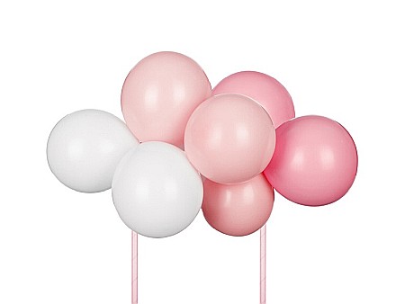 ARTICOLE PARTY - PD DECORATIUNI PENTRU TORT Balloon cake topper, pink, 29cm KBT3-081