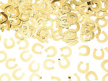Confetti - PD CONFETTI, Metallic confetti horses gold, 15g KONS4-019