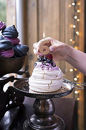PD LUMANARI TORT Number 6, rose-gold, 4.5cm SCU12M-6-019R [1]