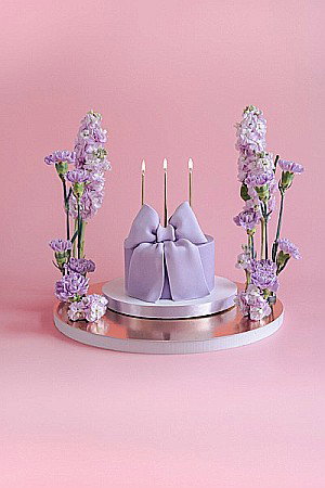 PD LUMANARI TORT Plain birthday candles, rose gold, 14cm 12/set SCD-4-019R [1]