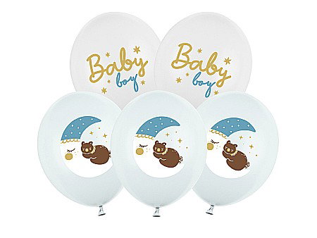 Baloane si accesorii - PD BALOANE Balloons 30cm, Baby boy, mix 6/set SB14P-338-000-6