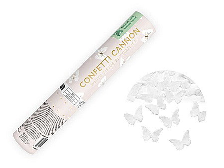 Confetti - PD CONFETTI CANNON Butterfly, tube shooter, 20cm TUKBT20