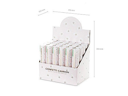 PD CONFETTI CANNON Butterfly, tube shooter, 20cm TUKBT20 [4]